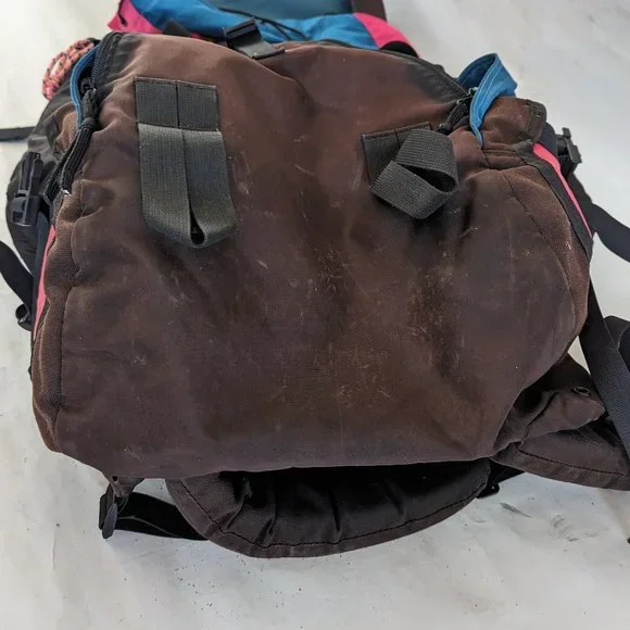 π Lowe Alpine Sirocco Internal Frame Blue Nylon Hiking Camping Backpack π - Picture 14 of 16